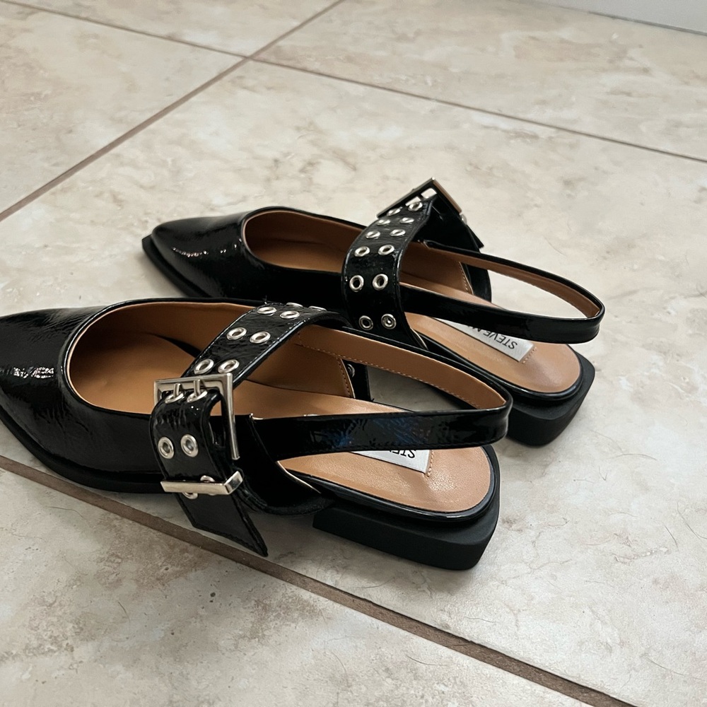 Stylish Black Slingback Women's Shoes